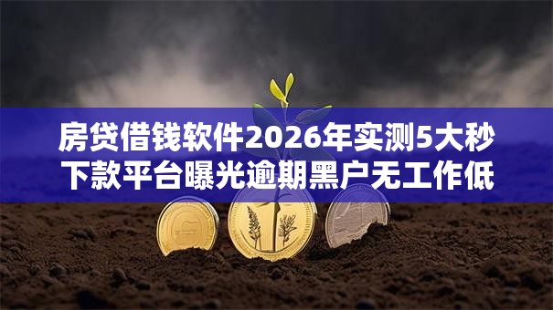 房贷借钱软件2026年实测5大秒下款平台曝光逾期黑户无工作低门槛秒批 房贷借钱软件2026年实测5大秒下款平台曝光逾期黑户无工作低门槛秒批