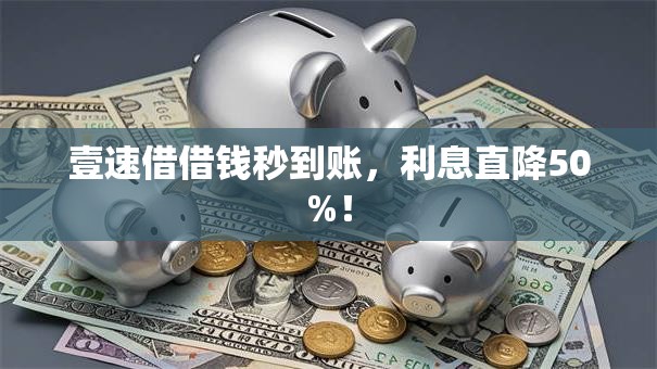 壹速借借钱秒到账,利息直降50%! 壹速借借钱秒到账,利息直降50%!