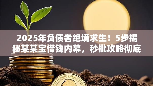2025年负债者绝境求生!5步揭秘某某宝借钱内幕,秒批攻略彻底讲透! 2025年负债者绝境求生!5步揭秘某某宝借钱内幕,秒批攻略彻底讲透!