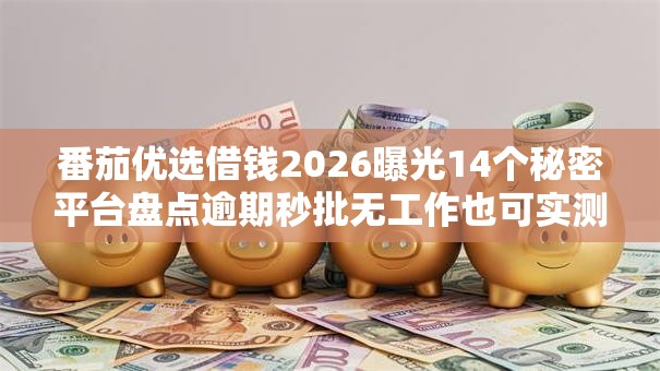 番茄优选借钱2026曝光14个秘密平台盘点逾期秒批无工作也可实测下款 番茄优选借钱2026曝光14个秘密平台盘点逾期秒批无工作也可实测下款