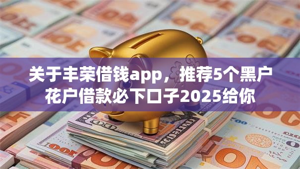 关于丰荣借钱app，推荐5个黑户花户借款必下口子2025给你