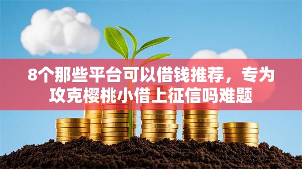 8个那些平台可以借钱推荐，专为攻克樱桃小借上征信吗难题