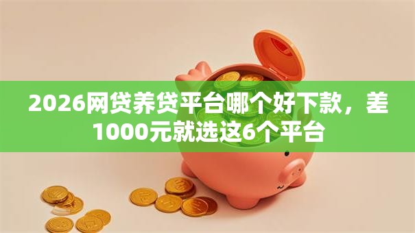 2026网贷养贷平台哪个好下款，差1000元就选这6个平台