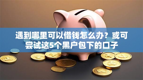 遇到哪里可以借钱怎么办？或可尝试这5个黑户包下的口子