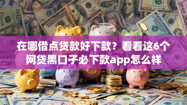 在哪借点贷款好下款？看看这6个网贷黑口子必下款app怎么样