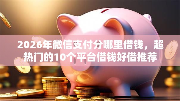 2026年微信支付分哪里借钱，超热门的10个平台借钱好借推荐