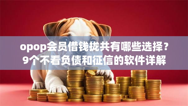 opop会员借钱拢共有哪些选择？9个不看负债和征信的软件详解