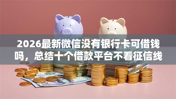 2026最新微信没有银行卡可借钱吗，总结十个借款平台不看征信线上放款快！