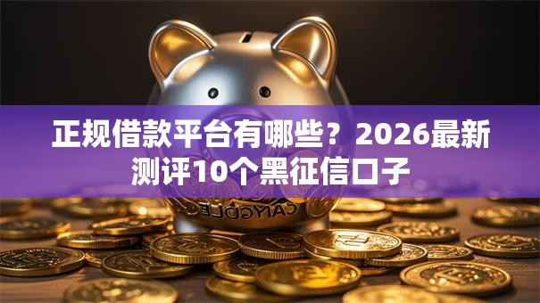 正规借款平台有哪些?2026最新测评10个黑征信口子 正规借款平台有哪些?2026最新测评10个黑征信口子