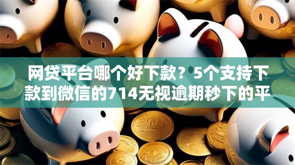 网贷平台哪个好下款?5个支持下款到微信的714无视逾期秒下的平台 网贷平台哪个好下款?5个支持下款到微信的714无视逾期秒下的平台