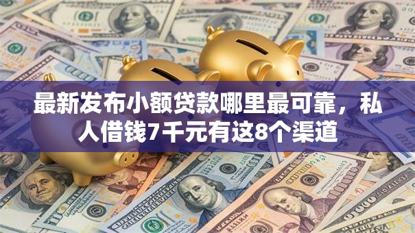 最新发布小额贷款哪里最可靠，私人借钱7千元有这8个渠道
