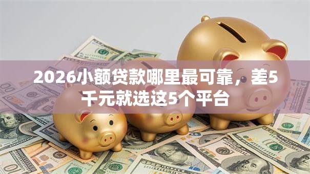 2026小额贷款哪里最可靠，差5千元就选这5个平台