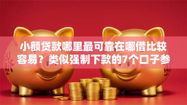 小额贷款哪里最可靠在哪借比较容易？类似强制下款的7个口子参考