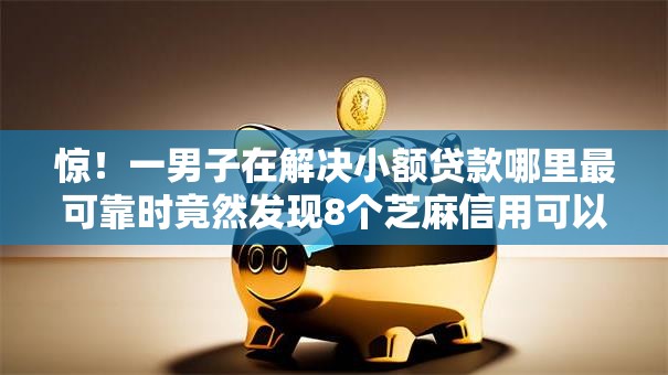 惊！一男子在解决小额贷款哪里最可靠时竟然发现8个芝麻信用可以借钱的口子，事后分享了出来