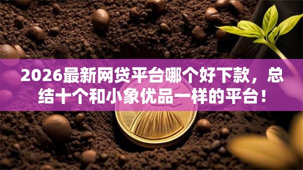 2026最新网贷平台哪个好下款，总结十个和小象优品一样的平台！