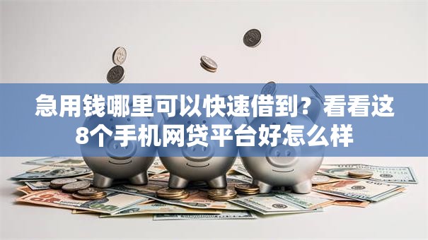 急用钱哪里可以快速借到？看看这8个手机网贷平台好怎么样