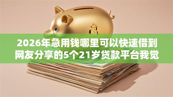 2026年急用钱哪里可以快速借到网友分享的5个21岁贷款平台我觉得不错！