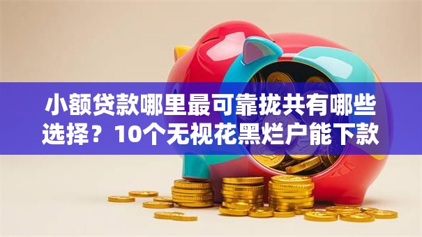 小额贷款哪里最可靠拢共有哪些选择？10个无视花黑烂户能下款的网贷详解