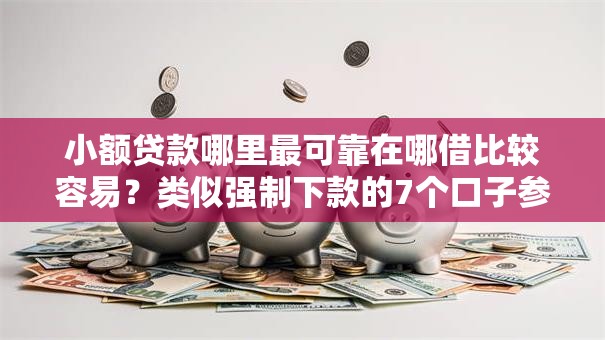 小额贷款哪里最可靠在哪借比较容易？类似强制下款的7个口子参考