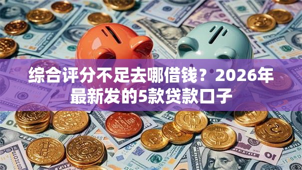 综合评分不足去哪借钱？2026年最新发的5款贷款口子