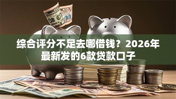 综合评分不足去哪借钱？2026年最新发的6款贷款口子