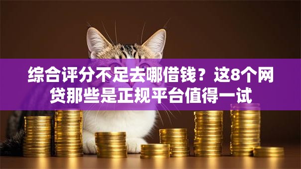 综合评分不足去哪借钱？这8个网贷那些是正规平台值得一试