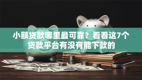 小额贷款哪里最可靠？看看这7个贷款平台有没有能下款的