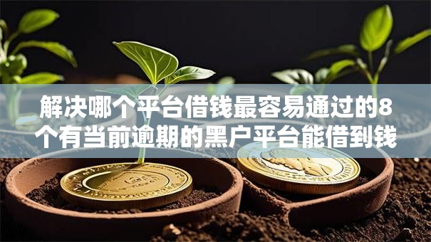 解决哪个平台借钱最容易通过的8个有当前逾期的黑户平台能借到钱分享