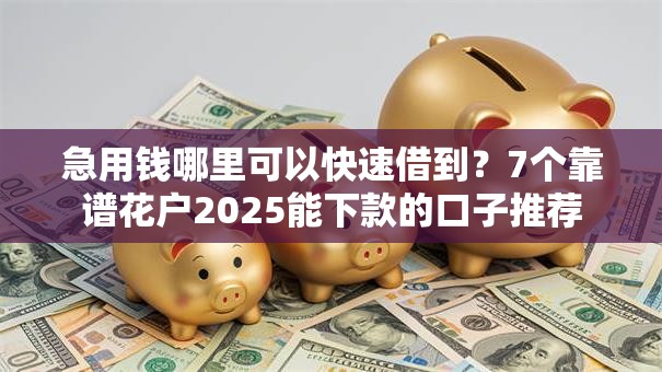 急用钱哪里可以快速借到?7个靠谱花户2025能下款的口子推荐 急用钱哪里可以快速借到?7个靠谱花户2025能下款的口子推荐