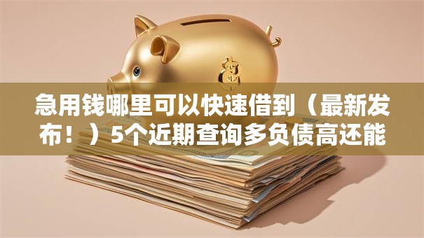 急用钱哪里可以快速借到（最新发布！）5个近期查询多负债高还能出额度的口子