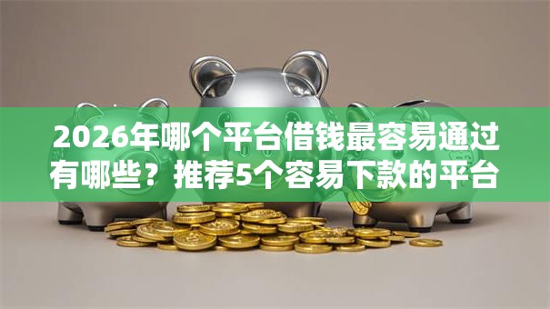 2026年哪个平台借钱最容易通过有哪些？推荐5个容易下款的平台