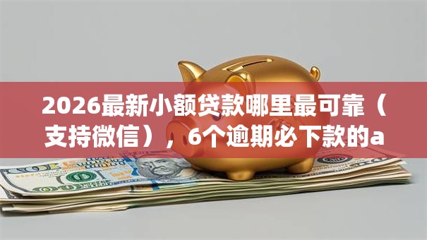 2026最新小额贷款哪里最可靠（支持微信），6个逾期必下款的app无私分享