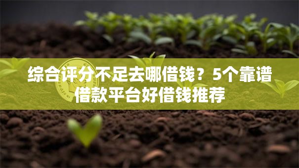 综合评分不足去哪借钱？5个靠谱借款平台好借钱推荐