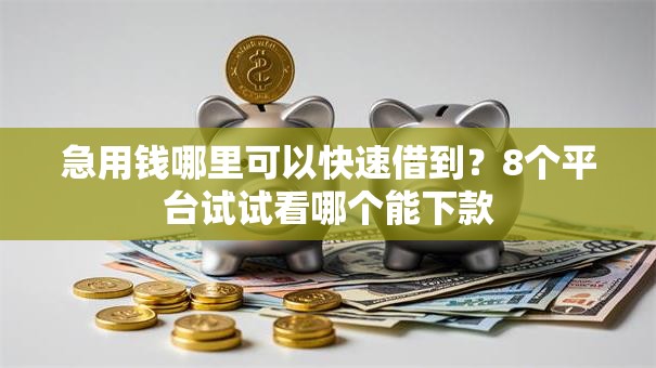 急用钱哪里可以快速借到？8个平台试试看哪个能下款