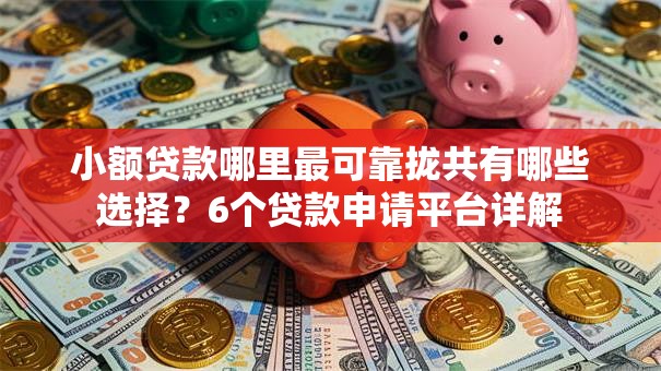 小额贷款哪里最可靠拢共有哪些选择？6个贷款申请平台详解