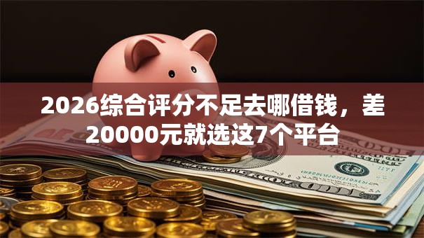 2026综合评分不足去哪借钱，差20000元就选这7个平台
