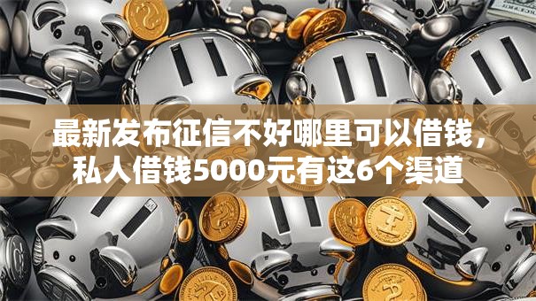 最新发布征信不好哪里可以借钱，私人借钱5000元有这6个渠道