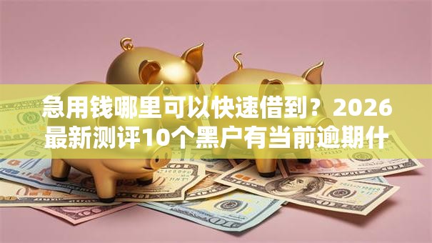 急用钱哪里可以快速借到？2026最新测评10个黑户有当前逾期什么软件能做贷款