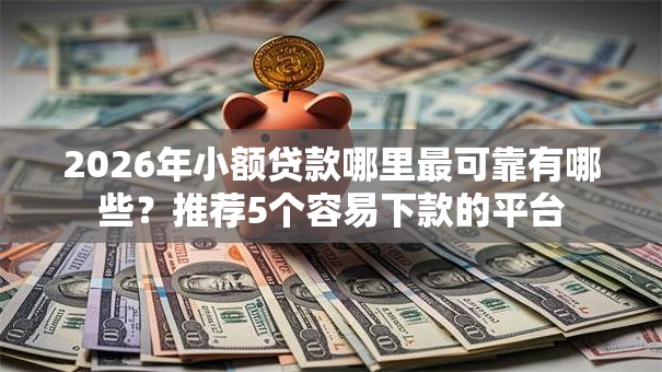 2026年小额贷款哪里最可靠有哪些？推荐5个容易下款的平台