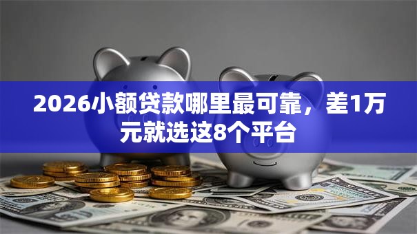 2026小额贷款哪里最可靠，差1万元就选这8个平台