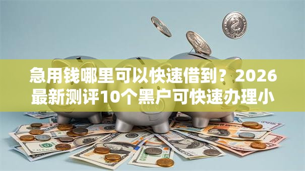 急用钱哪里可以快速借到？2026最新测评10个黑户可快速办理小额贷款业务的软件