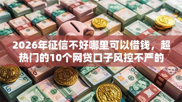 2026年征信不好哪里可以借钱，超热门的10个网贷口子风控不严的平台推荐