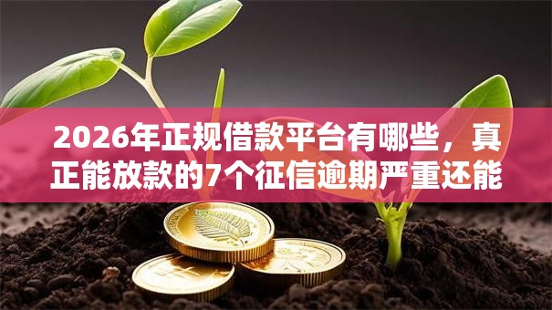 2026年正规借款平台有哪些，真正能放款的7个征信逾期严重还能能下款平台推荐