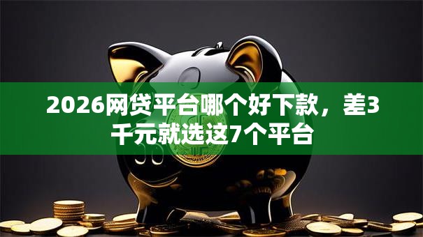 2026网贷平台哪个好下款，差3千元就选这7个平台