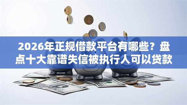 2026年正规借款平台有哪些？盘点十大靠谱失信被执行人可以贷款的平台