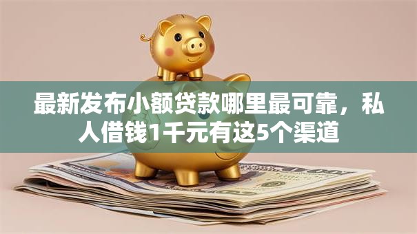 最新发布小额贷款哪里最可靠，私人借钱1千元有这5个渠道