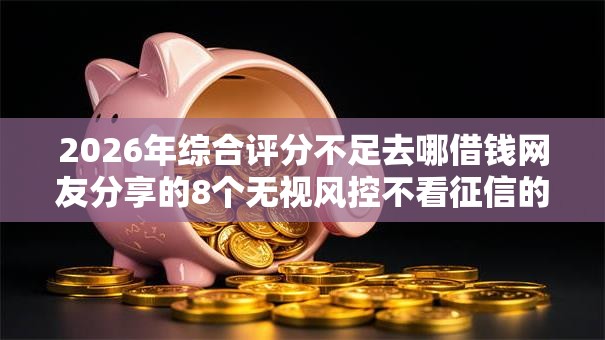 2026年综合评分不足去哪借钱网友分享的8个无视风控不看征信的网贷我觉得不错！