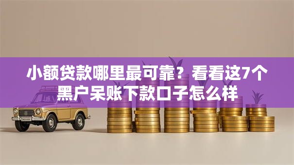 小额贷款哪里最可靠？看看这7个黑户呆账下款口子怎么样