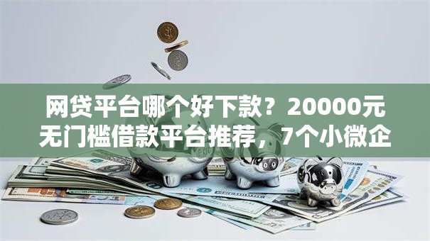 网贷平台哪个好下款？20000元无门槛借款平台推荐，7个小微企业网上贷款平台盘点