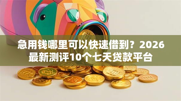 急用钱哪里可以快速借到？2026最新测评10个七天贷款平台